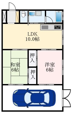 DON喜訪邸の物件間取画像